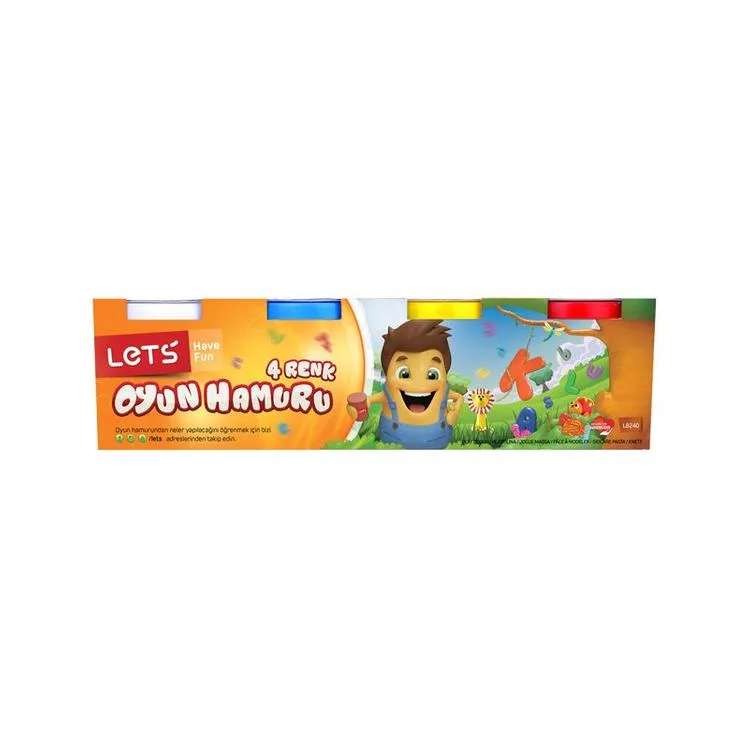 LETS OYUN HAMURU 4 RENK (460 GR) L8440