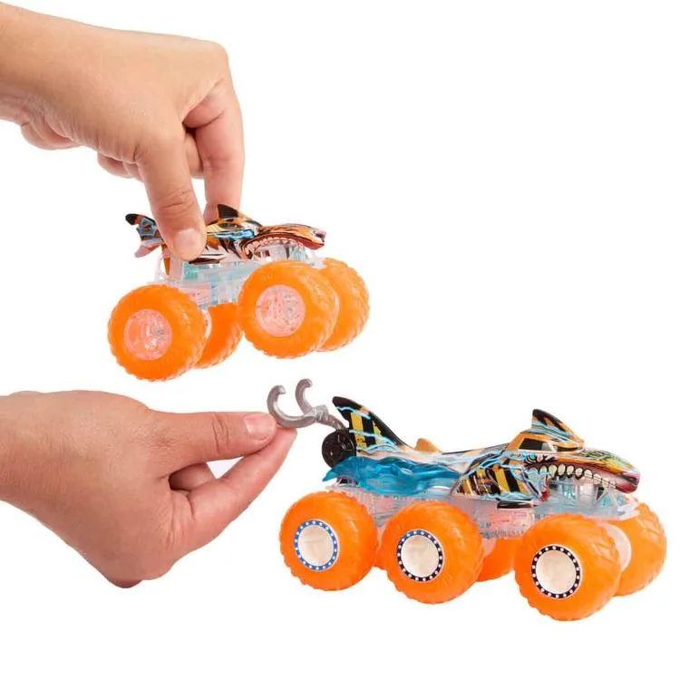 MATTEL HYJ29 HOT WHEELS MONSTER TRUCKS POWER SMASHERS ÇOKLU PAKET 3+