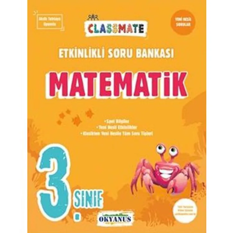 OKYANUS 3. SINIF CLASSMATE MATEMATİK ETKİNLİKLİ SORU BANKASI