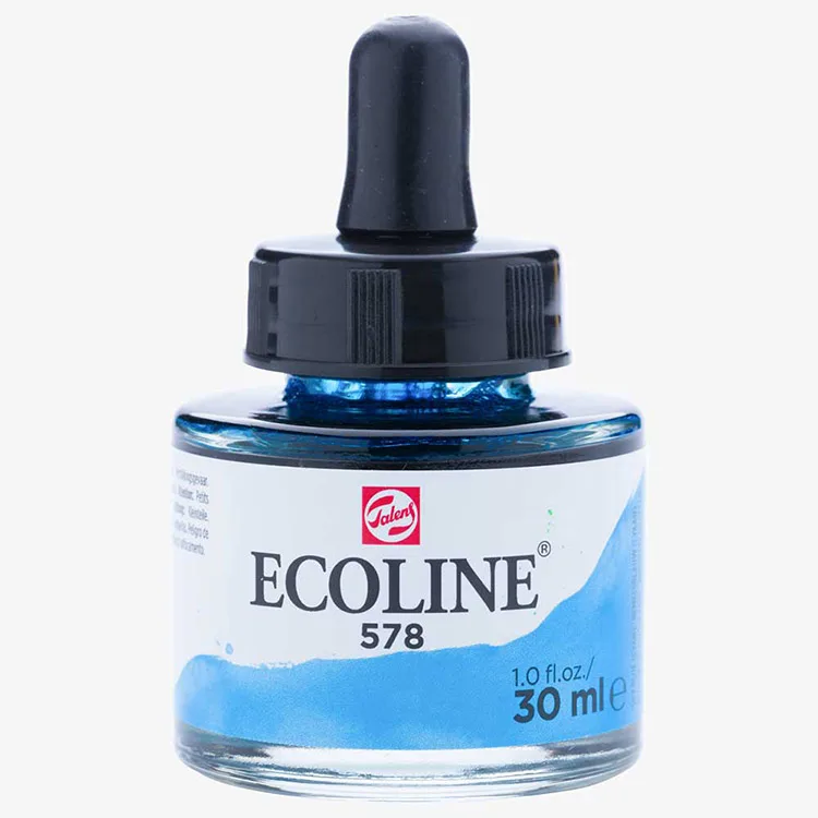 TALENS ECOLINE SIVI SULUBOYA 30 ml. 578 SKY BLUE CYAN - RT11255781