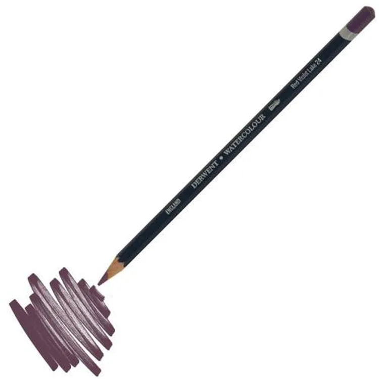 DERWENT NEW WATERCOLOUR PENCIL- SULUBOYA KALEMİ- RED VIOLET LAKE 24