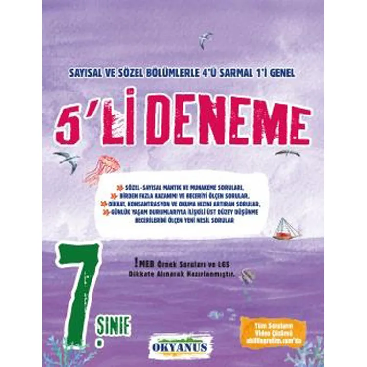 OKYANUS 7. SINIF MASTER 5'Lİ DENEME