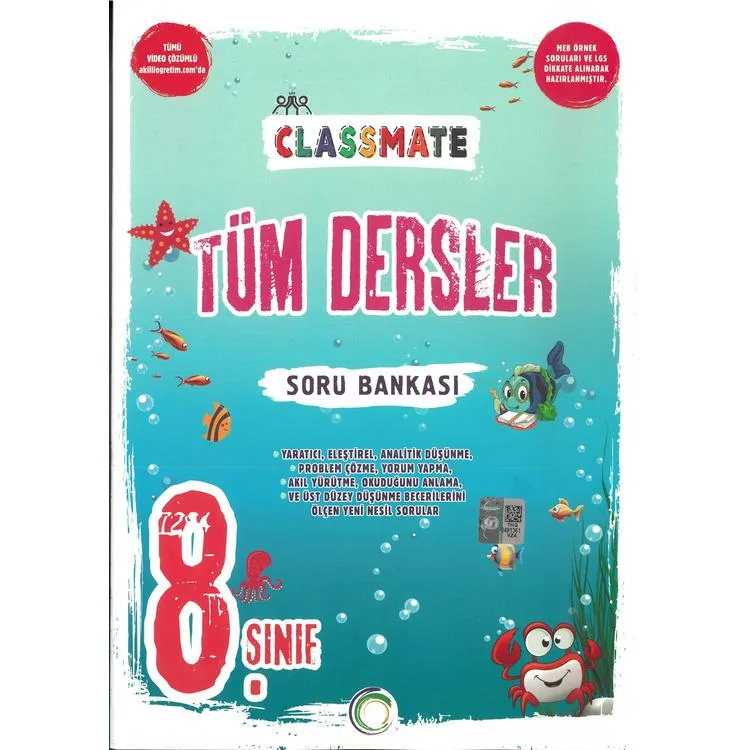 OKYANUS 8. SINIF CLASSMATE TÜM DERSLER SORU BANKASI