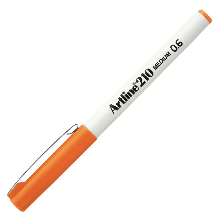 ARTLINE EK-210N KEÇE UÇLU YAZI KALEMİ 0.6mm TURUNCU
