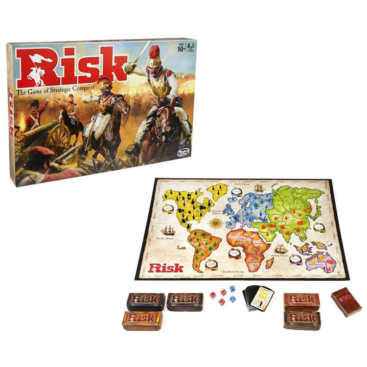 HASBRO GAMING B7404 RİSK ASKERİ STRATEJİ KUTU OYUNU +10