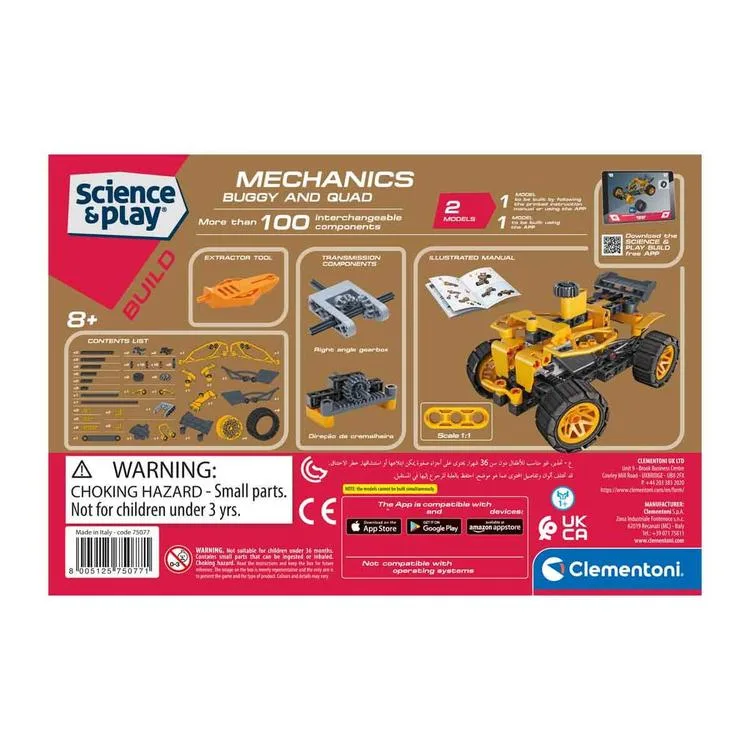 CLEMENTONI 75077 MEKANİK LABORATUVARI BUGGY VE QUAD