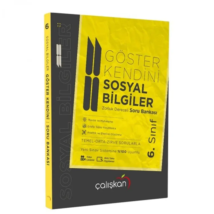 ÇALIŞKAN 6.SINIF GÖSTER KENDİNİ SOSYAL BİLGİLER SORU BANKASI