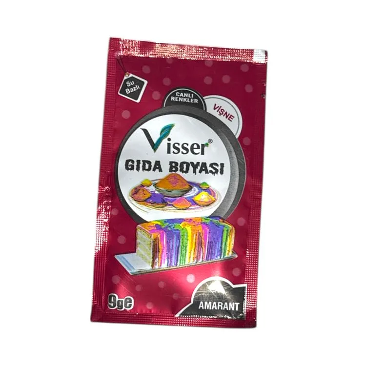 VİSSER GIDA BOYASI TOZ 9GR. VİŞNE
