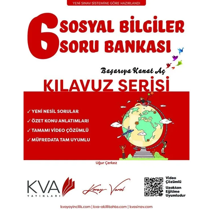 KORAY VAROL 6. SINIF SOSYAL BİLGİLER KILAVUZ SERİSİ SORU BANKASI