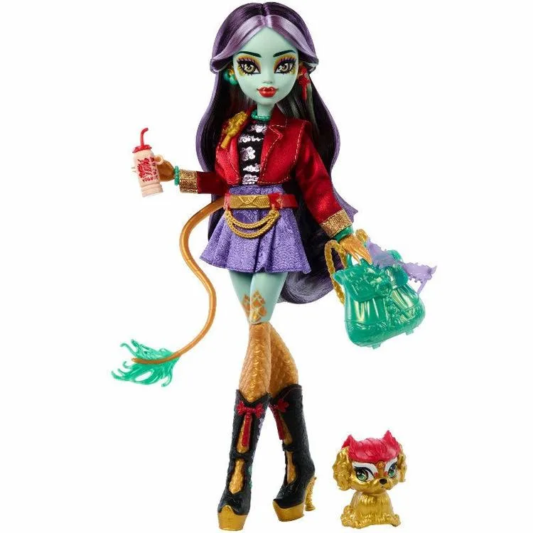 MATTEL HYV58 MONSTER HIGH ACAYİP HAVALI ARKADAŞLAR JINAFIRE LONG 30 CM KOLEKSİYON BEBEĞİ 3+