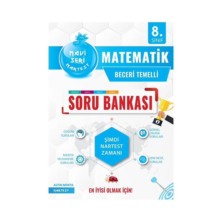 NARTEST 8. SINIF MAVİ MATEMATİK SORU BANKASI
