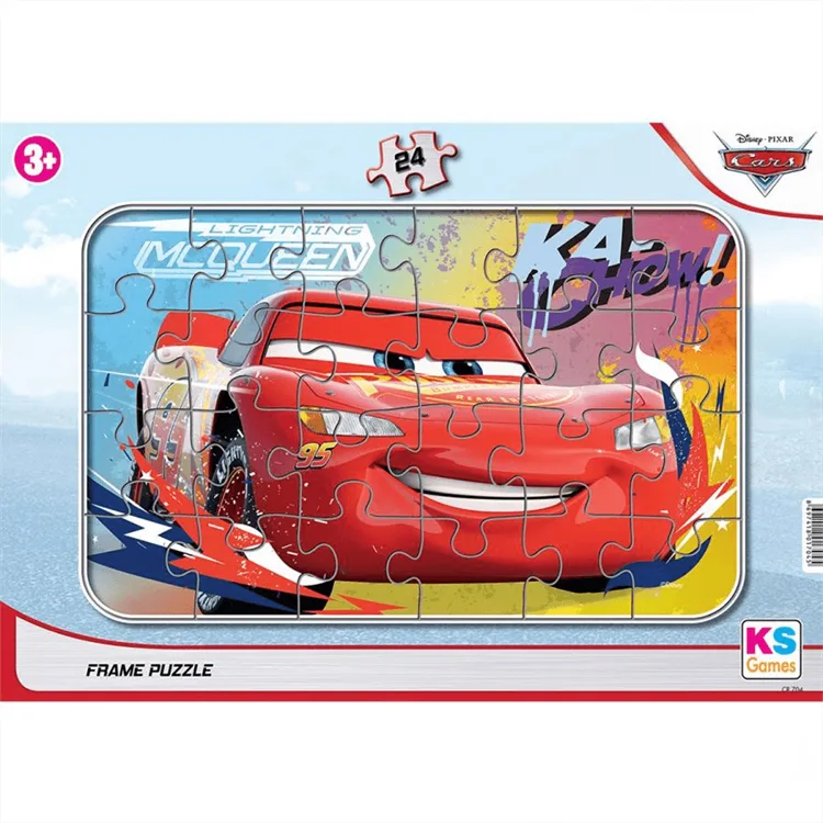 KS GAMES CR 704 DISNEY PIXAR CARS FRAME YAPBOZ/PUZZLE 24 PARÇA 3+