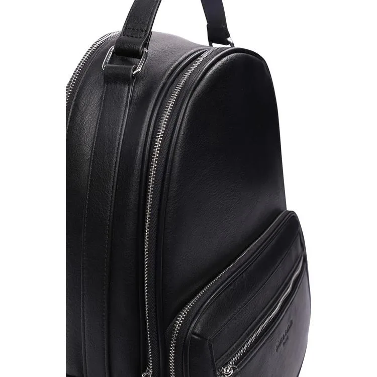 PIERRE CARDIN 01PC-MB540 S LAPTOP BÖLMELİ SUNİ DERİ SIRT ÇANTASI SİYAH