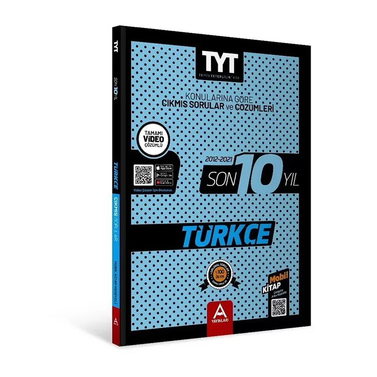 A YAYINLARI TYT-AYT TÜRKÇE SON 10 YIL ÇIKMIŞ SORULAR