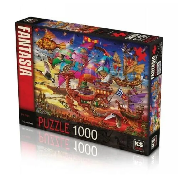 KS GAMES 20571 THE FLIGHT 68x48cm YAPBOZ/PUZZLE 1000 PARÇA
