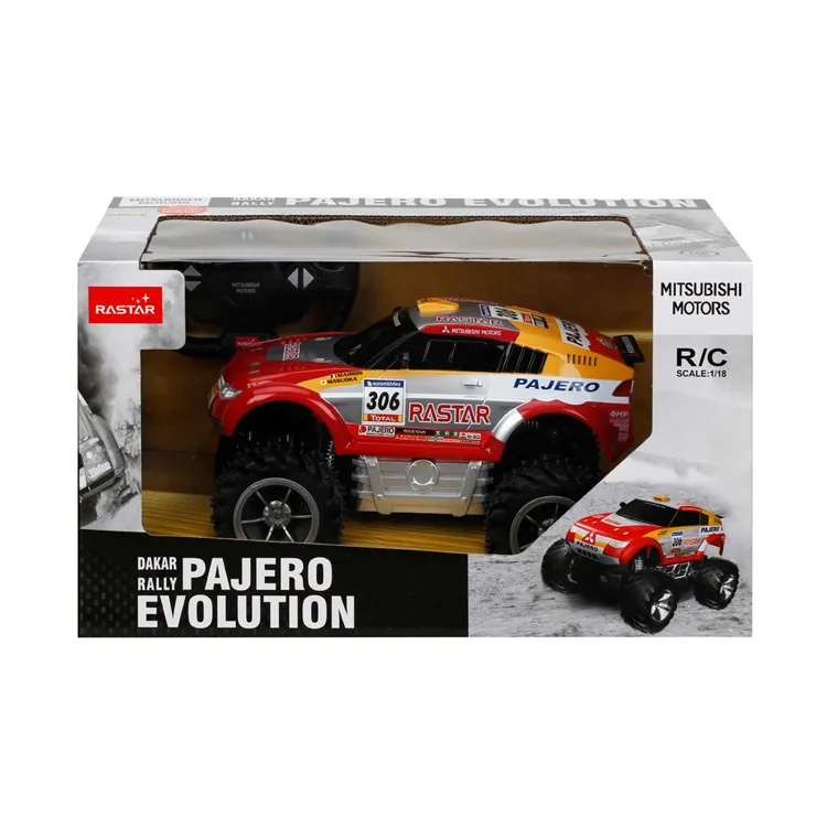 SUNMAN RASTAR SUN-RAS-R/C 1:18 MITSUBISHI PAJERO EVOLUTION UZAKTAN KUMANDALI ARABA