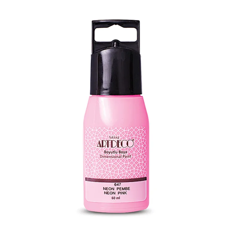 ARTDECO NEON BOYUTLU BOYA 60 ml N.PEMBE 647