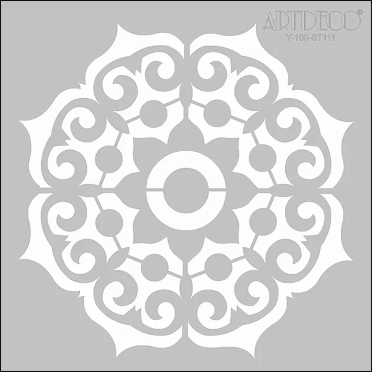 ARTDECO STENCİL 30X30CM GEOMETRİK G.DESEN 111