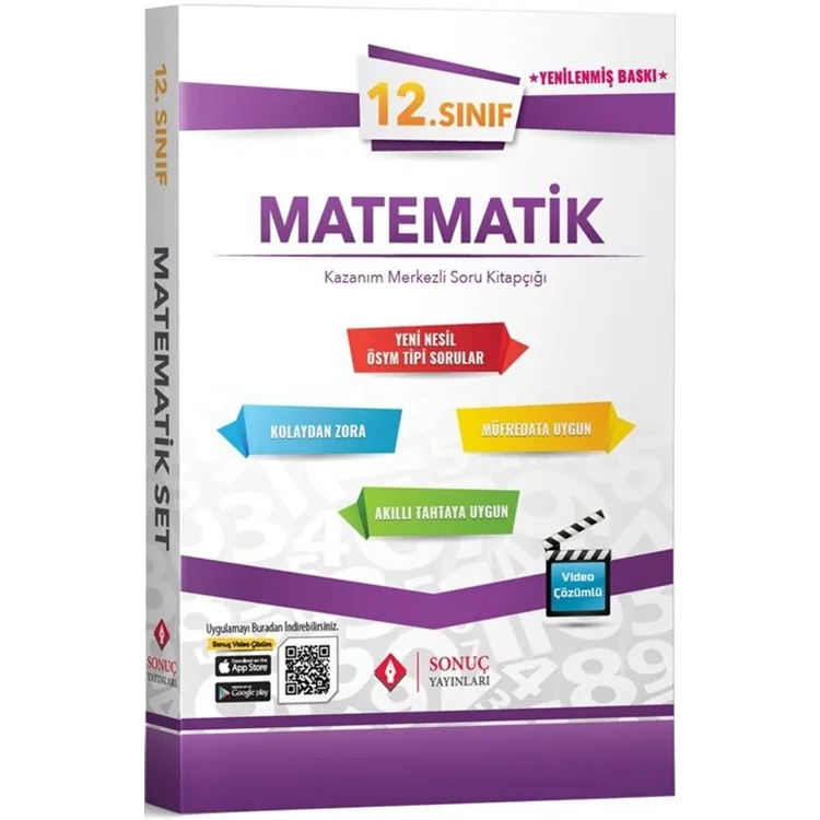 SONUÇ 12. SINIF MATEMATİK SET KAZANIM MERKEZLİ SORU KİTAPÇIĞI
