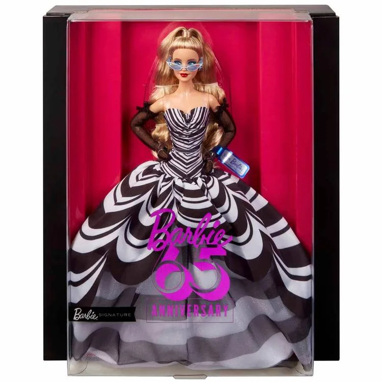 BARBIE HRM58 65. YIL ÖZEL KOLEKSİYON BEBEKLERİ BLONDE