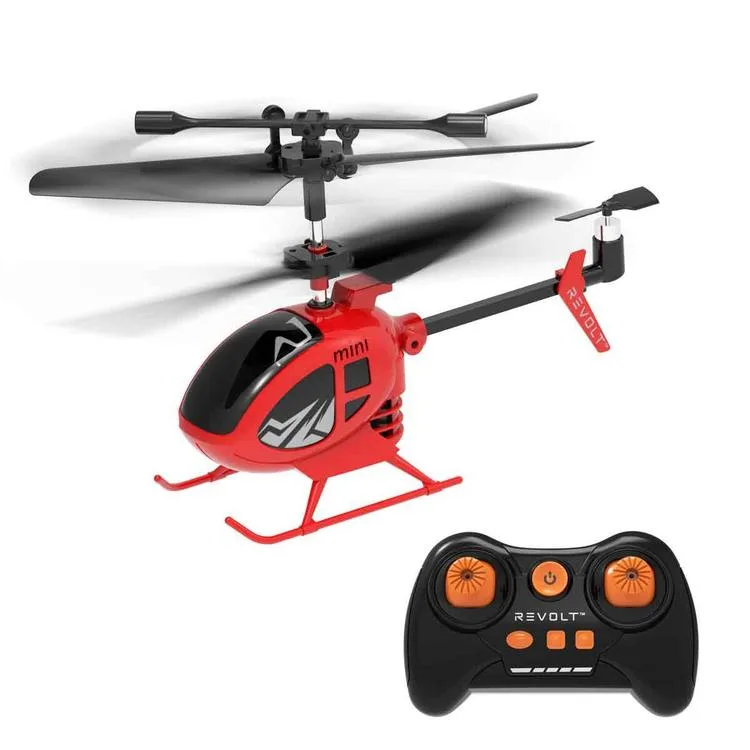 SUNMAN S100 REVOLT MİNİ USB ŞARJLI ÇİFT PERVANELİ KUMANDALI İÇ MEKAN UÇUŞU HELİKOPTER KUTULU 8+