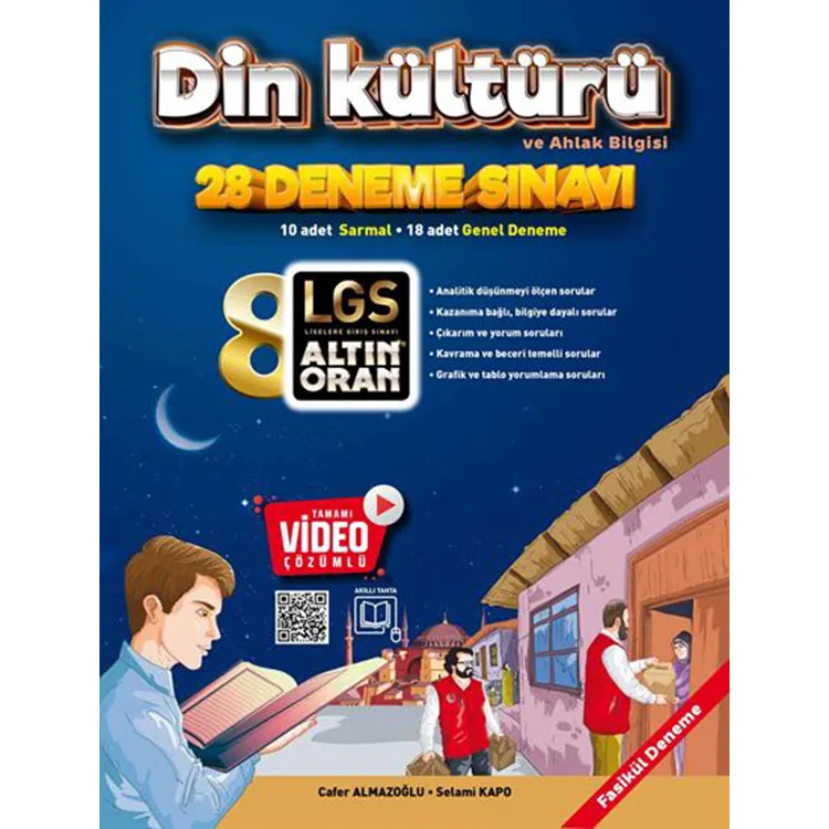 ALTIN ORAN 8. SINIF DİN KÜLTÜRÜ VE AHLAK BİLGİSİ TAMAMI VİDEO ÇÖZÜMLÜ 28 DENEME