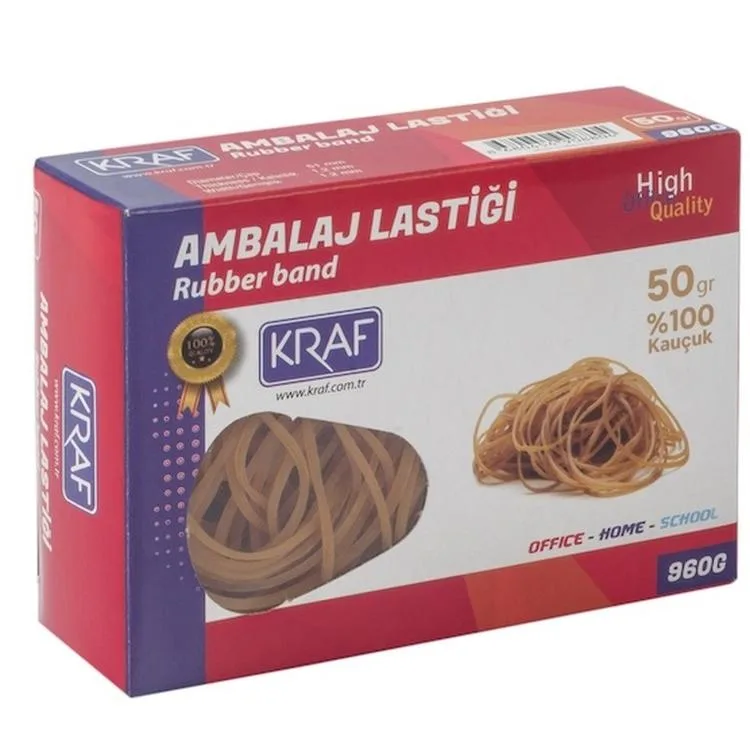 KRAF AMBALAJ LASTİĞİ %100 KAUÇUK 50 GR 960G