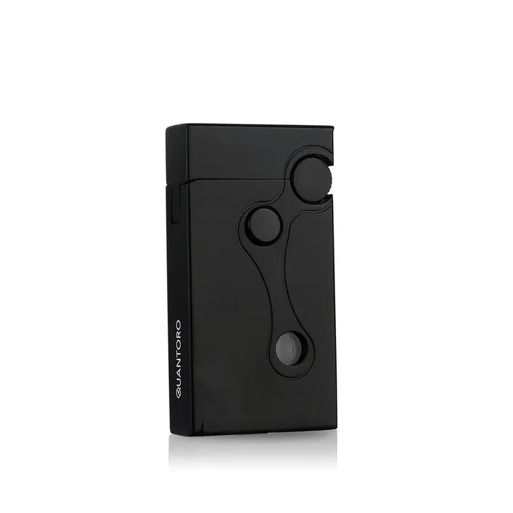 QUANTORO MGM04-12 TEK TORCH - SOFT VE JET ALEV ÇAKMAK – SİYAH