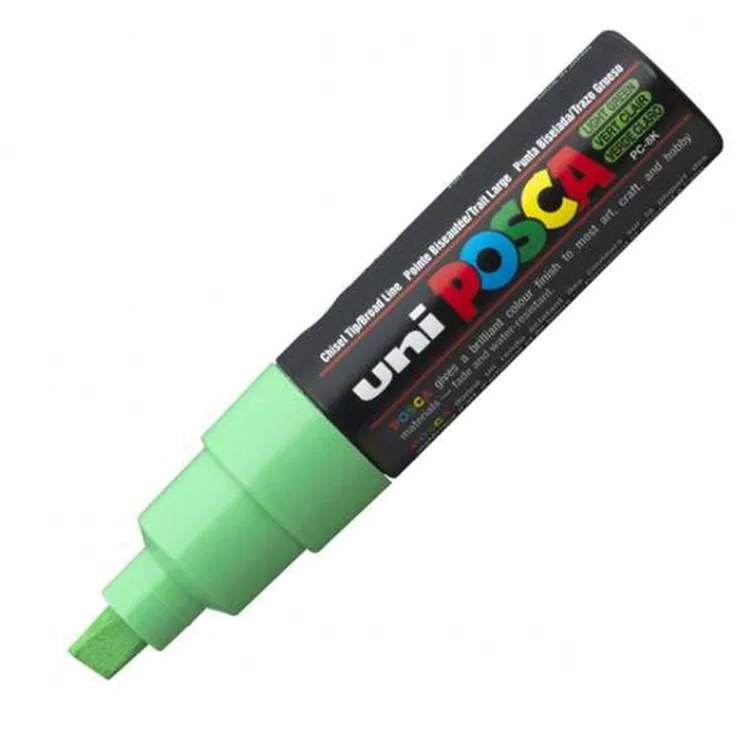 UNİ POSCA SU BAZLI POSTER MARKER PC-8K 8.0 AÇIK YEŞİL