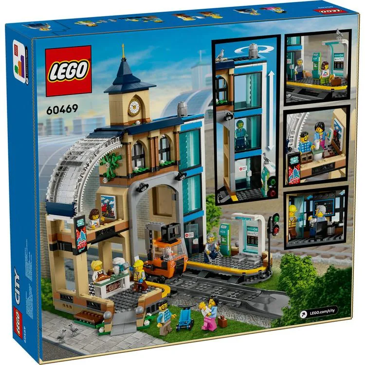 LEGO CITY 60469 CENTRAL TRAIN STATION 752 PARÇA 8+