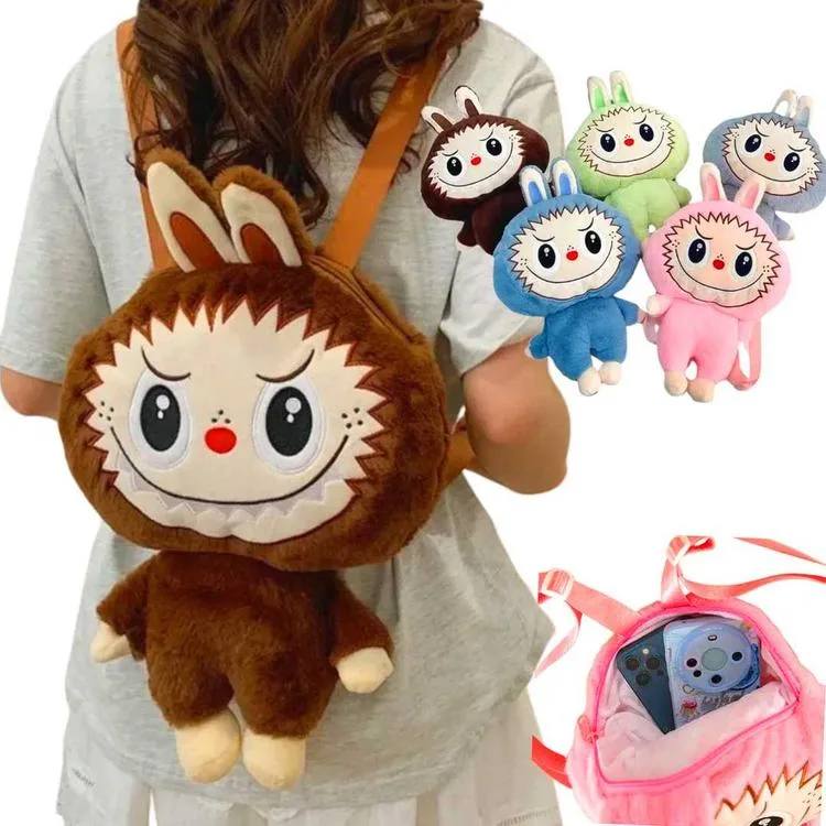 LABUBU PELUŞ SIRT ÇANTASI 35 CM