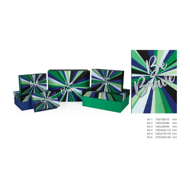 GIPTA GLINT DARK DİKDÖRTGEN HEDİYE KUTUSU BX1667 E 230x315x125 mm NO:5