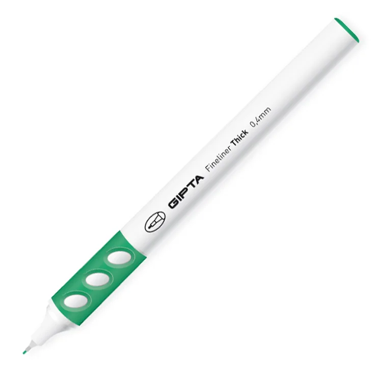 GIPTA FINELINER THICK 04 MM YUVARLAK GÖVDE YEŞİL