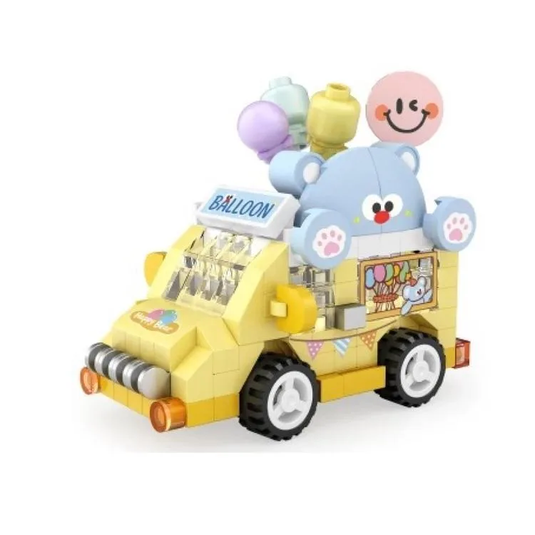 VAGONLIFE LOZ 8639 MİKRO BLOK BALON ARABASI 160 PARÇA