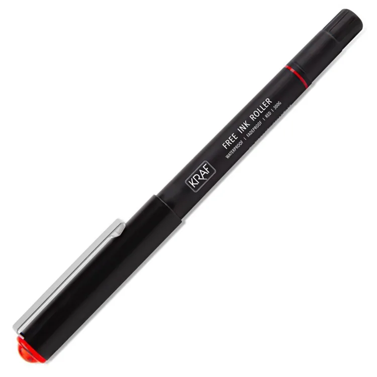 KRAF 300G ROLLER KALEM 0.7 KIRMIZI