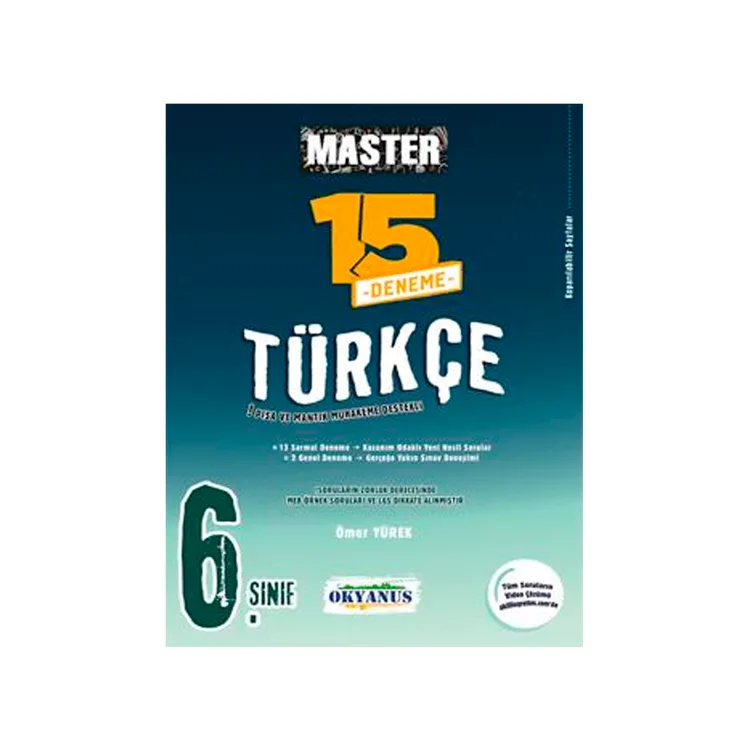 OKYANUS 6. SINIF MASTER TÜRKÇE 15 DENEME