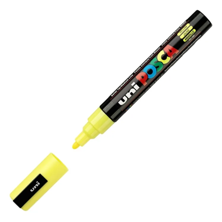 UNİ POSCA SU BAZLI POSTER MARKER 1.8-2.5 SARI PC-5M