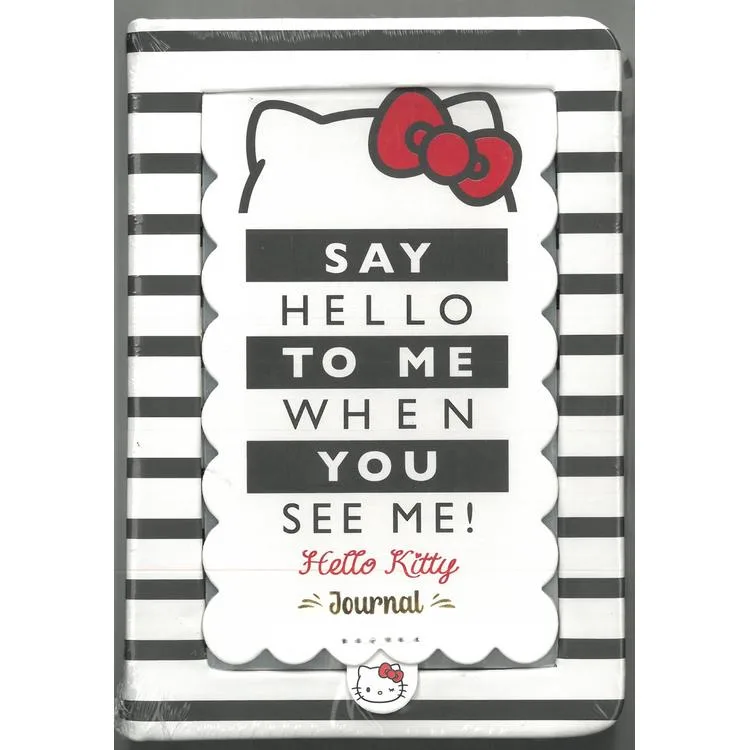 VICTORIA'S JOURNALS 525-2084 HELLO KITTY AYNALI SERT KAPAK A6 192 SAYFA 100 GR. RENKLİ SAYFALAR GÜNLÜK/ NOT DEFTERİ