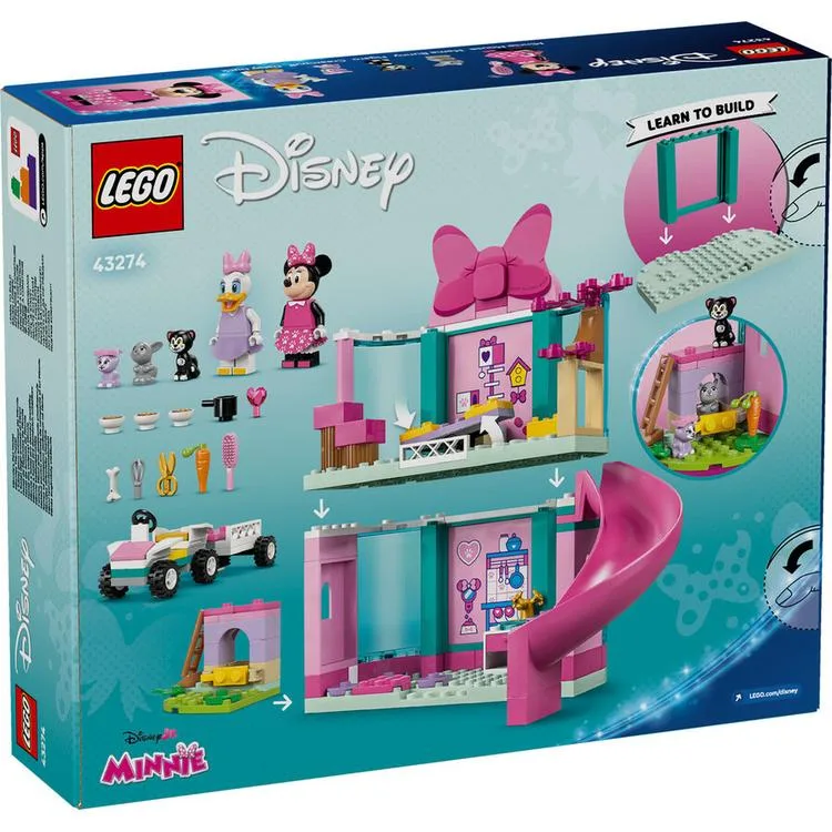 LEGO DISNEY 43274 MINNIES PET HOTEL 161 PARÇA 4+