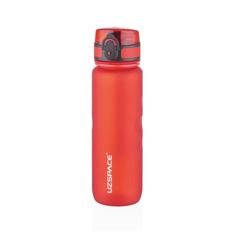 UZSPACE 1215 TUTMA DESTEKLİ TRITAN SOFT TOUCH PİPETSİZ MATARA 1215 500 ML RED