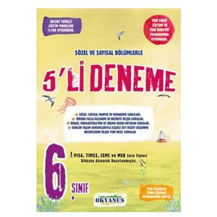 OKYANUS 6. SINIF 5'Lİ DENEME