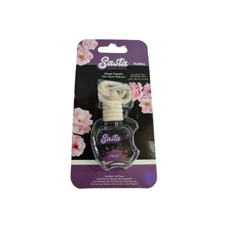 SASTA 575119 AHŞAP KAPAKLI İPLİ OTO AYNA KOKUSU (TEKLİ)