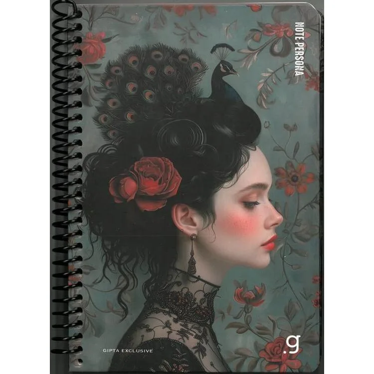 GIPTA NOTE PERSONA SPİRALLİ SERT KAPAK 17X24 100YP ÇİZGİLİ DEFTER - 7339