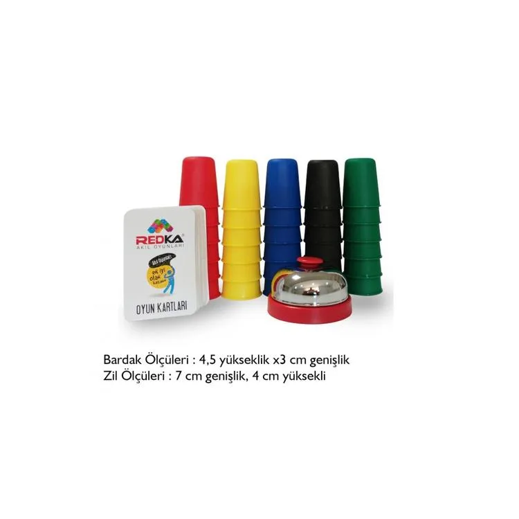 REDKA RD5208 PRATİK BARDAKLAR ZEKA AKIL OYUNLARI