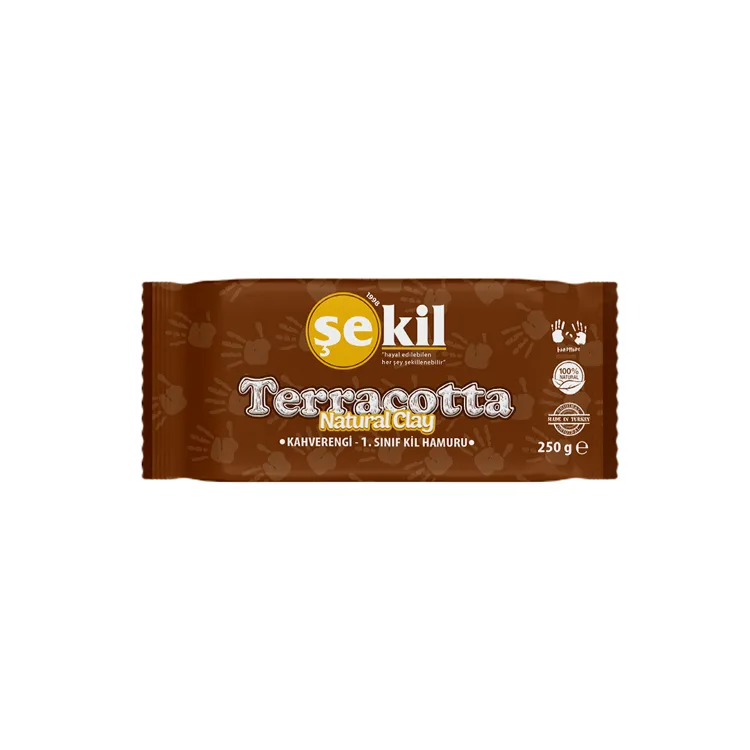 ŞEKİL VK250KHV KİL HAMURU TERRA COTTA/KAHVE 250GR.
