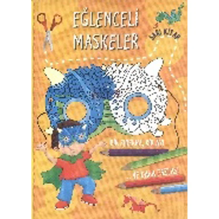 EĞLENCELİ MASKELER SARI KİTAP