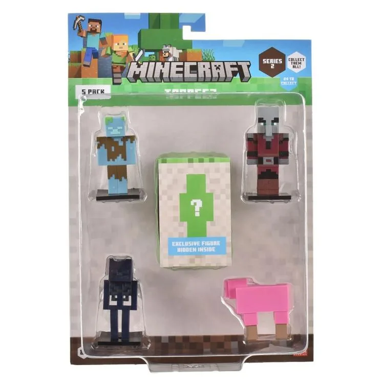 NECO MINECRAFT MC2240 TOPPEEZ 3D FİGÜR KALEM BAŞLIĞI S2 5 'Lİ SET 8+