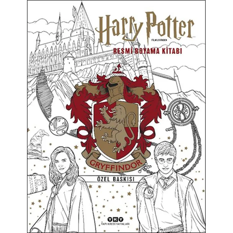 HARRY POTTER FİLMLERİNDEN RESMİ BOYAMA KİTABI GRYFFINDOR ÖZEL BASKI