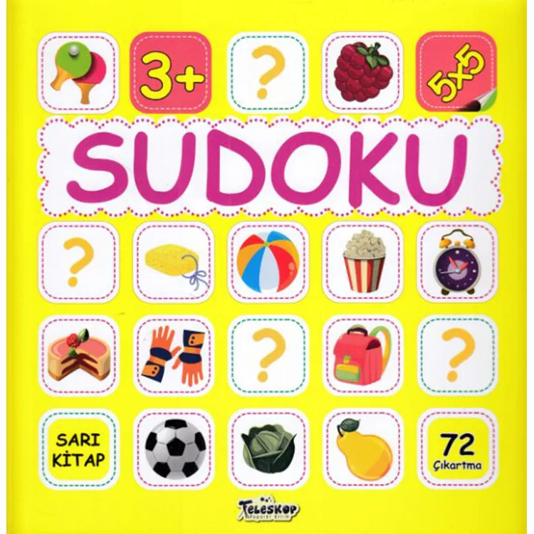 SUDOKU 5X5 SARI KİTAP