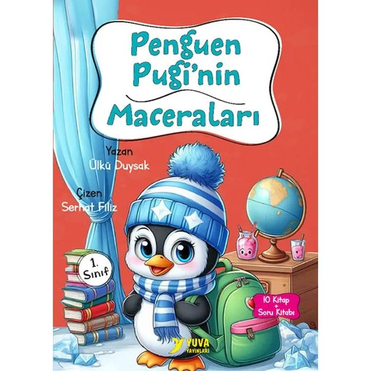 PENGUEN PIGU'NİN MACERALARI 10 KİTAP SET ( 1 . SINIFLAR İÇİN )